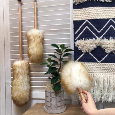 インテリアにも馴染むお掃除アイテム♪ Wool Duster